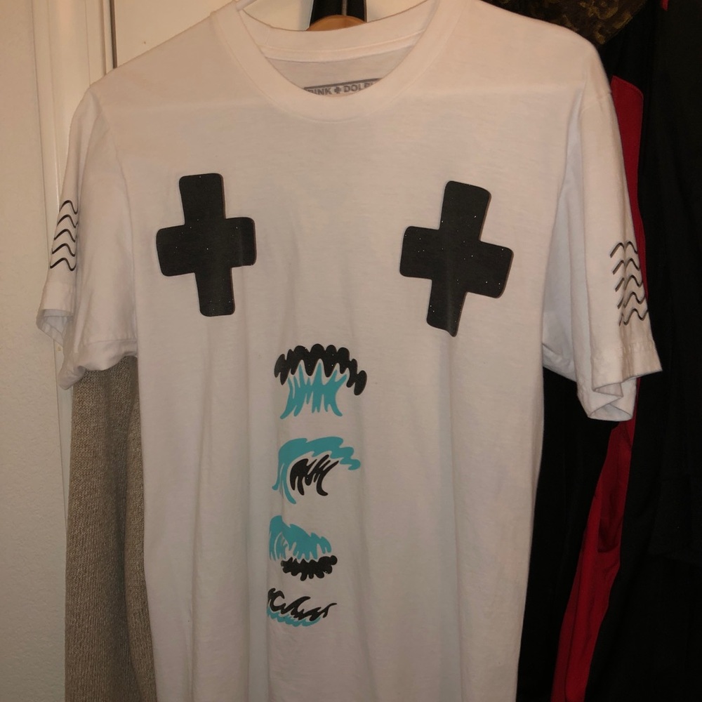 Pink Dolphin Wave T-Shirt